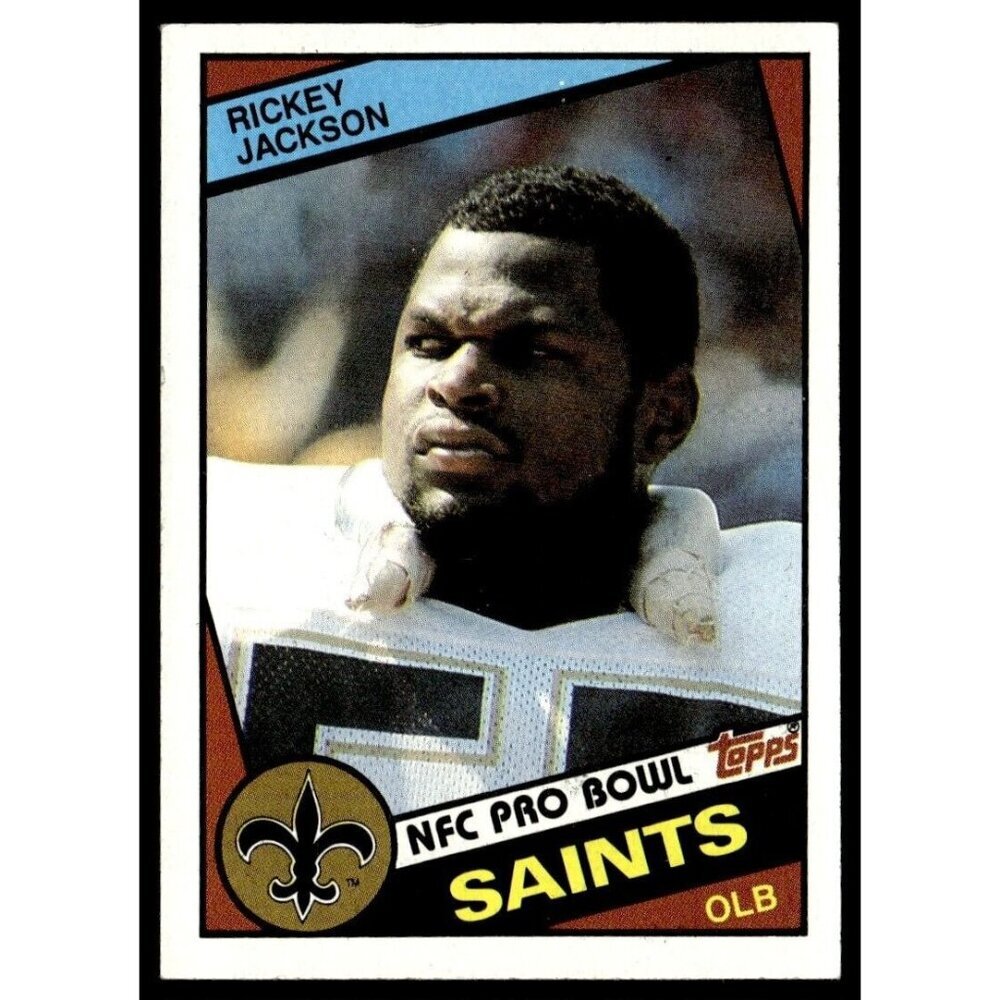1984 Topps Rickey Jackson Rookie New Orleans Saints #303